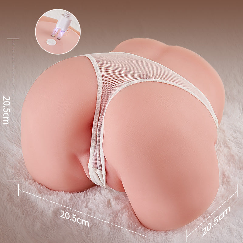 HERA - Poupée sexuelle avec vibration & fonction d’aspiration – Expérience d’oral réaliste, 6 modes de vibration et 3 modes d’aspiration, matériau TPE