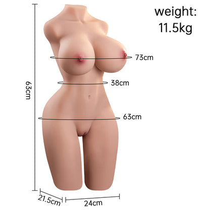Josiah - Poupée sexuelle réaliste avec de gros seins E-Cup et des abdominaux jolis
