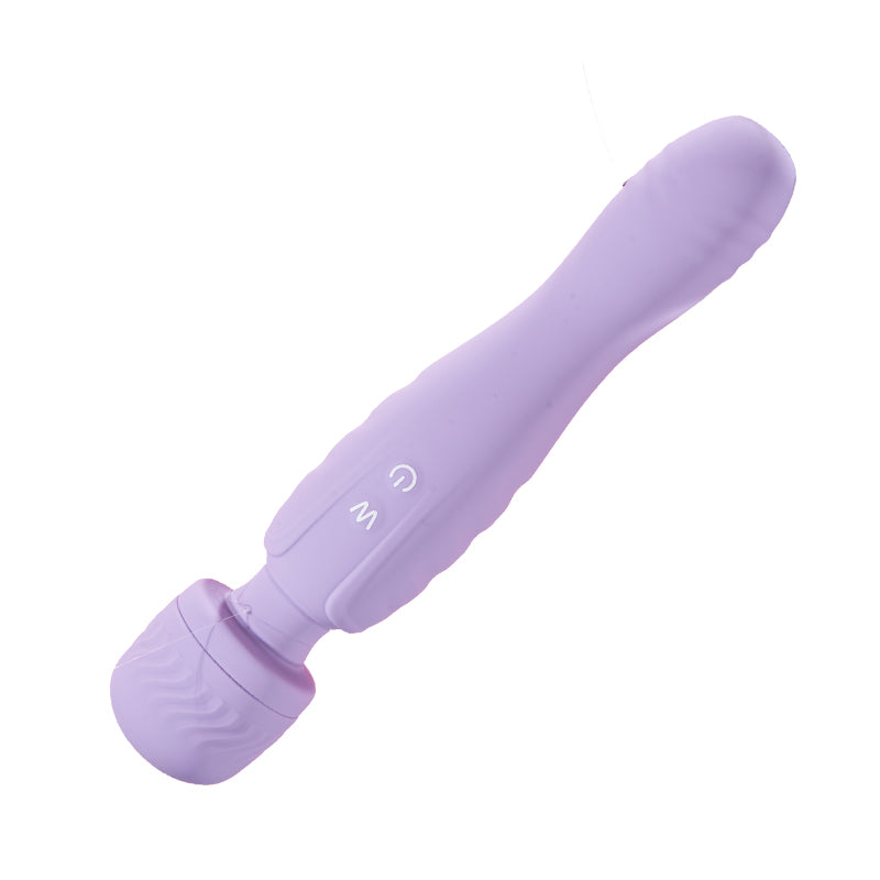 Vibromasseur Dual Head AV Stick clitoris tétons violet