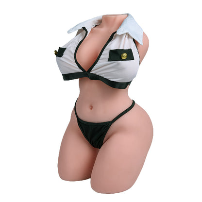 【élément chauffant gratuit】Secrétaire de bureau fille Jenni poupée à longues jambes double canal couleur de peau 13kg