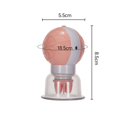 Pompe d'aspiration pour stimulation des tétons 10 vibrateurs de tétons rotatifs, unisexe.