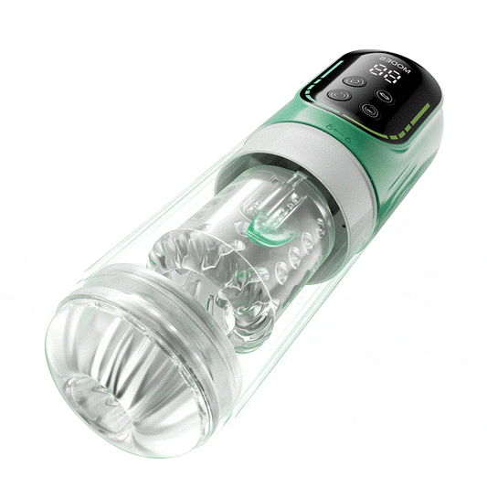【Abordable】Heaven - Masturbateur Automatique 5-en-1 Rotatif Poussant Aspiration Vibrant Léchage Stroker