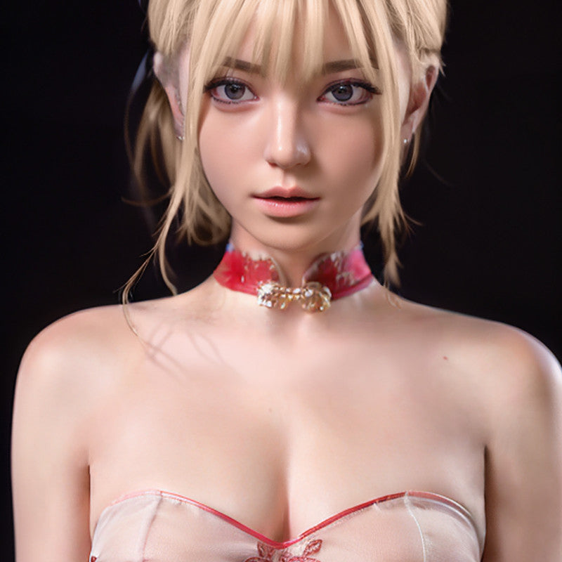 Cherry - Poupée fille blonde aux yeux bruns de 148 cm, le choix ultime pour le sexe 32 kg