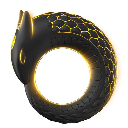 Dragon Thunder – Anneau pénien à 10 vibrations, jouet en silicone longue durée