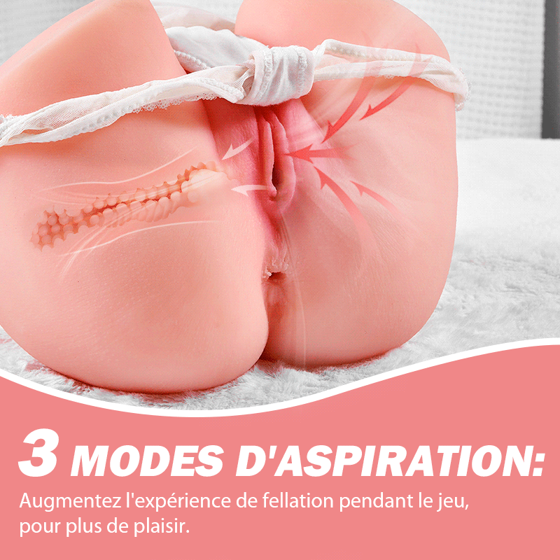 HERA 3 Fréquence Aspiration 6 Fréquence Vibration Poupées sexuelles réalistes
