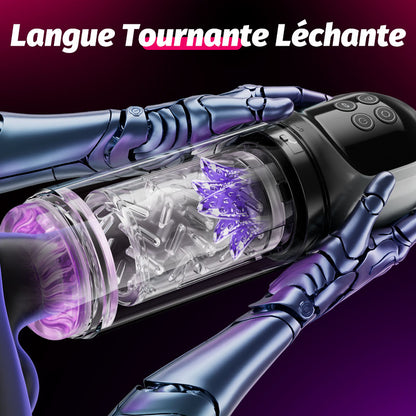 Vortex - 7 Suceur SPA double température Agrandisseur d'os 7 Massage rotatif à 360° Masturbateur