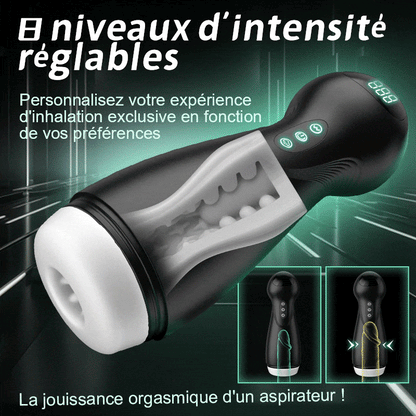 Evolution-8 Succion 10 Vibration One Touch Orgasm Digital Vacuum Masturbator