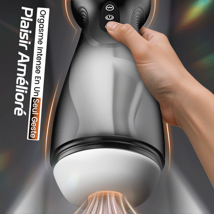 SolaceX - 8 Succion 10 Vibration One Touch Orgasm Digital Vacuum Masturbator