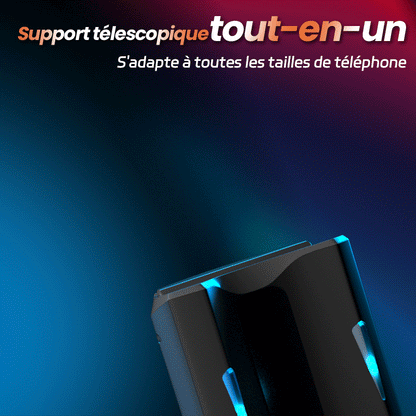 Venom - 12 cm de course longue & 700 coups/min, Télescopique, Serrage réglable, Support téléphone, Masturbateur automatique masculin