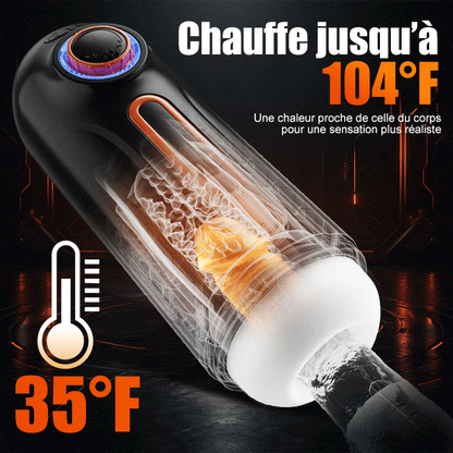 【prévente】Alien – Masturbateur 6-en-1 avec va-et-vient, vibrations & fonction chauffante, sensation de fellation avec 4 modes de succion