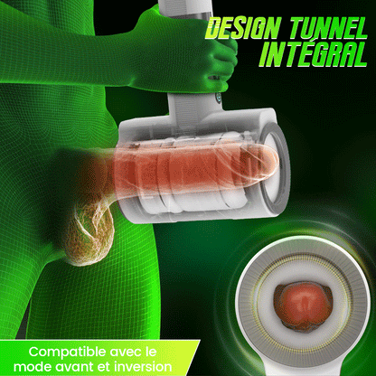 Double ouverture 7 vibrations 5 rotations et va-et-vient Masturbateur portable de sexe oral