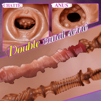 Marron masturbateur réaliste vagin anus chatte masturbateur