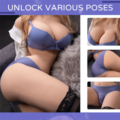 Brandi - Déesse au lit 3D Poupée sexuelle 28kg