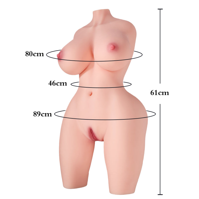 Shirley Torse de partenaire sexuel mi-corps doux 15 kg