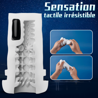 Fantasy - Masturbateur chauffant à 5 fréquences d'aspiration et 10 fréquences de vibration