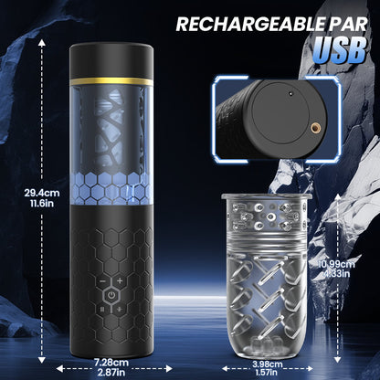 Masturbateur Cup va-et-vient et rotation DAOKE