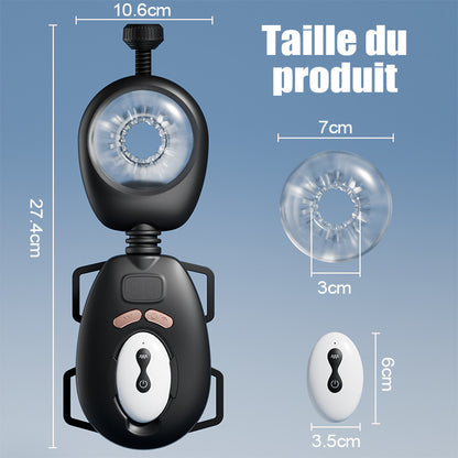 【Envoyé le 15 Juillet】AssistPro-main libre ! 9 Va-et-Viens 9 Vibration Masturbateur portable