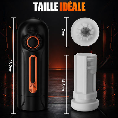 【prévente】Alien – Masturbateur 6-en-1 avec va-et-vient, vibrations & fonction chauffante, sensation de fellation avec 4 modes de succion