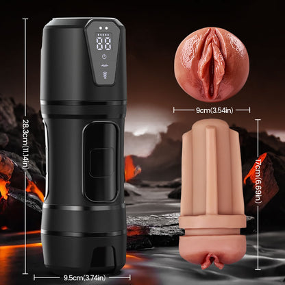 Challenger - 10 Vibrations, 5 Aspirations, Vagin Ultra-Réaliste, Masturbateur Simulé