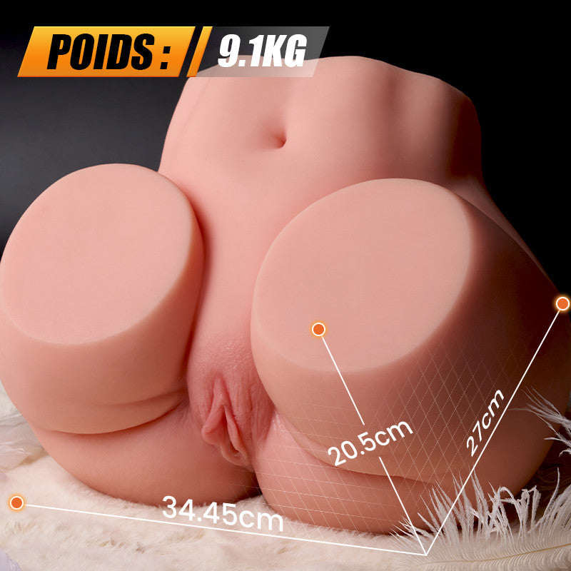 Jesse - 9.1kg Fessier Réaliste et Beau Masturbateur Masculin