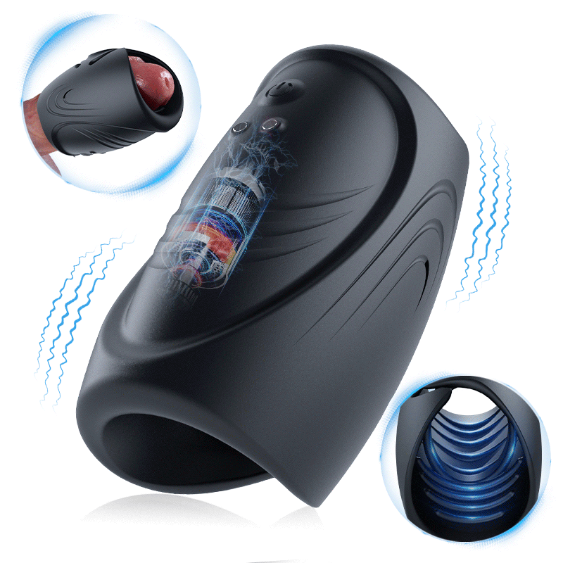 Masturbateur Entraîneur De Pénis Electrique 10 Vibrations