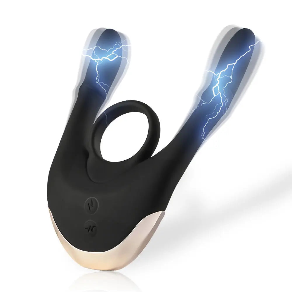 Cockring choc électrique 10 modes de vibration NVTOYS Acmejoy