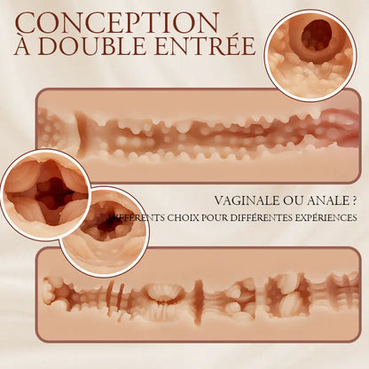【Nouveau】Alisa Masturbateurs réalistes avec double entrée 2,5kg Acmejoy-Fr
