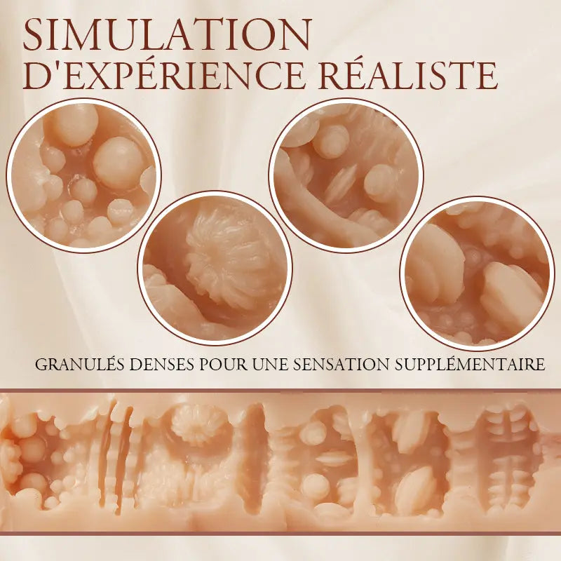 【Nouveau】Alisa Masturbateurs réalistes avec double entrée 2,5kg Acmejoy-Fr