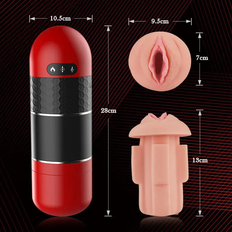 TANK 7 Téléscopiques Chauffage Femme Mûre Voix Amovible 4 EN 1 Masturbateur Cup Acmejoy-Fr