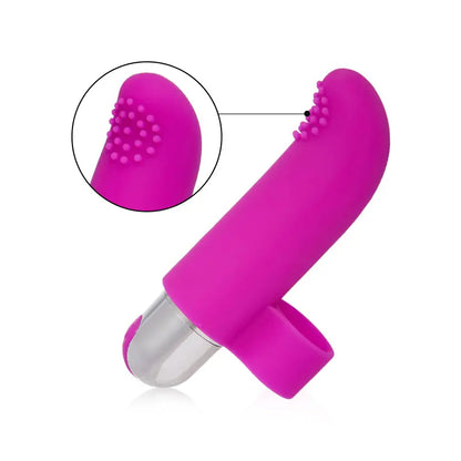 Vibration des doigts 10 vibrations vibromasseur violet Acmejoy