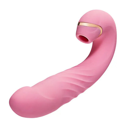 Vibromasseur rose féminin 10 succion 10 vibration 3 va-et-vient Acmejoy